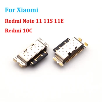 10 бр. За Xiaomi Redmi 10C/Note 11 11S 11E USB порт за зареждане, зарядно устройство, конектор за зарядно устройство, резервни Части за ремонт на