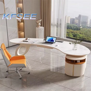 180 см дължина на офис масата ins Luxury Curve Kfsee