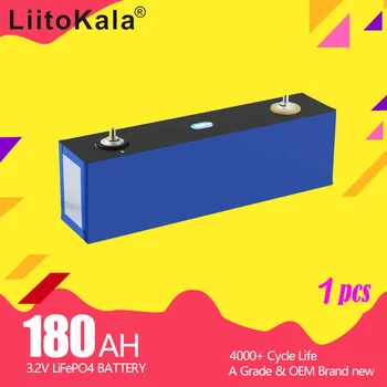 1БР LiitoKala 3.2 В 180Ah Lifepo4 батериите 3.2 В литиево-желязо-фосфатный клас A diy 12 В 24 В Слънчев батерия електрически автомобил Голф-кар