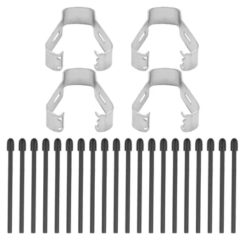 (20 пакети) Накрайници за маркери химикалки/уши за прекрасните 2 сменяеми стилус Меки накрайници/накрайници в черен цвят