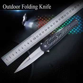 2022 Лимитированное Класически Ловно нож от неръждаема стомана с Висока твърдост, тактически нож за самозащита на открито, инструмент за къмпинг