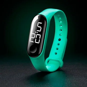 2023 Нов мъжки ръчен часовник с игольчатой тока и тънка каишка, led електронни спортни часовници с светящимся сензор, Модни мъжки и дамски часовници
