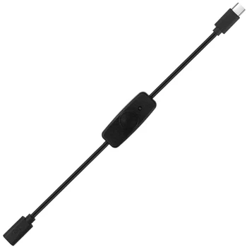 2023 Нов удлинительный кабел USBC Type-C (31,5 см/12,4 инча) Удлинительный кабел Type-C между мъжете и жените за Raspberry Pi4B