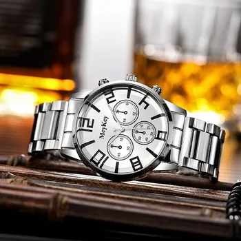 2023 Нови Кварцов часовник С Метална Каишка За Мъже, Модерен Часовник от Неръждаема Стомана За Мъже, Изискани Универсални Часовници За Мъже Reloj Hombre