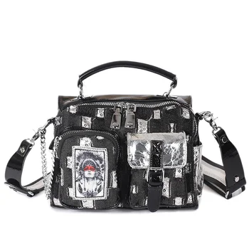 2024 Нова Луксозна Дамска чанта, Модерен Дамски Дизайнерски чанти-незабавни посланици, Дамски Ежедневни чанти-клатчи, чанта през рамо за пазаруване
