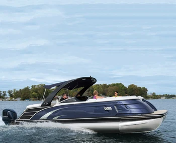28-подножието адаптивни луксозна спортна лодка tritoon от стъклени влакна с високо качество за продажба