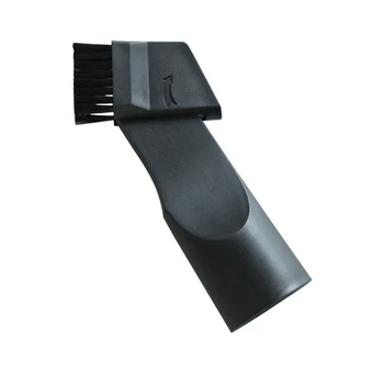 2X Плосък Смукателна четка с приставка 32 мм, Универсална четка за почистване, Ъглов инструмент за почистване на прах