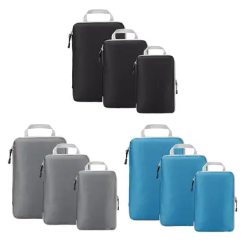 3 свие опаковъчни кубчета за пътуване, Преносими водоустойчиви опаковки, чанта, Мъжка чанта, дрехи, аксесоари за пътуване