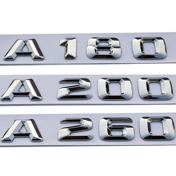 3D ABS Емблема на Задния багажник на Кола, Значка, Лого, За A45 AMG A220 A250 A260 A160 A180 A200 W176 W177, Стикер с Букви, Аксесоари