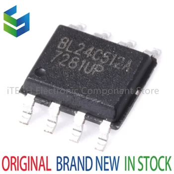 5 бр. Нови Оригинални BL24C512A-PARC BL24C512A SMD СОП-8 истинска 512 KB EEPROM памет IC 24C512 на чип за IC В наличност