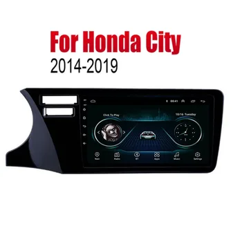 5G Android 12 Carplay Автомагнитола За Honda City 2014 + Мултимедиен плейър GPS Навигация Авторадио Стерео 2din Без DVD