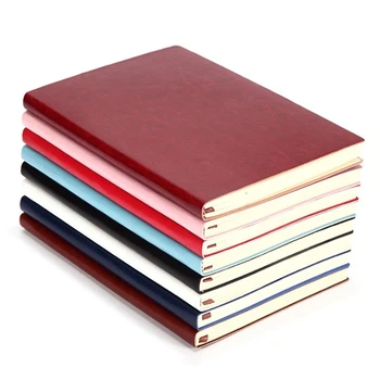 5X6 Цветя в случайна меки корици, изкуствена кожа, записная е книга за записите, дневник на 100 страници, с подплата
