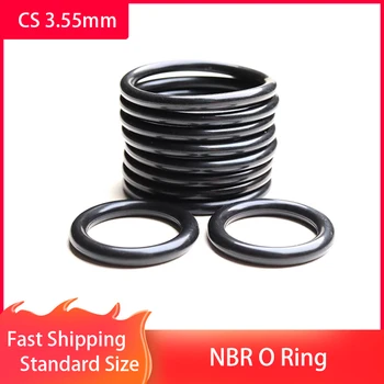 CS 3,55 мм, О-пръстен от нитрил с висока маслостойкостью, О-пръстен от каучук NBR, дебелина 3,55 mm, ID 7-140 мм