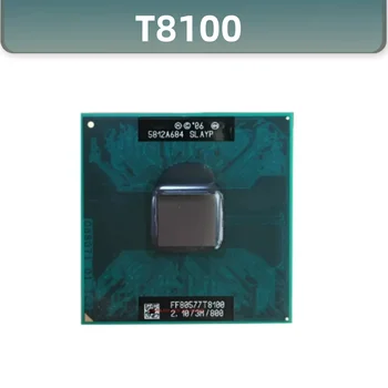 Core 2 Duo T8100 SLAUU SLAYZ 2,1 Ghz се Използва Двуядрен двухпоточный процесор CPU 3M 35W Socket P