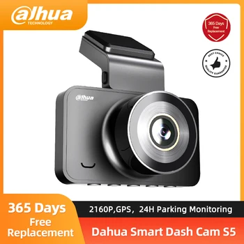 Dahua S5 един dashcam 4K WiFi, 3-инчов видеорекордер за нощно виждане Циклична запис AI Гласов контрол система за спешни затвори Автомобилна камера