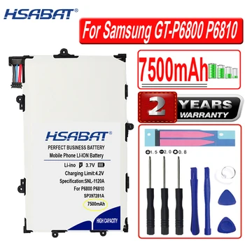 HSABAT 7500 ма SP397281A (1S2P) SP397281A 1s2p Батерия с Голям капацитет за Samsung GALAXY Tab 7,7 P6800 P6810 GT-P6800 GT-P6810
