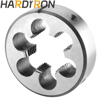 Hardiron Metric кръгла плашка за резби M25X1,5 в лявата ръка, машинно плашка за резби M25 x 1,5