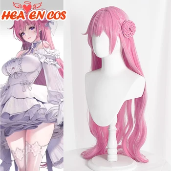 HeavenCos Game Перука за cosplay, NIKKE The Goddess of Victory Dorothy с розови къдрава коса с дължина 100 см, огнеупорни
