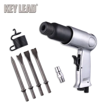 KEYLEAD 9190-190 мм Професионален Ръчен Пистолет Газови Лопати Пневматичен Чук За Премахване на Ръжда Пневматични Инструменти с 4 Долотами Длето