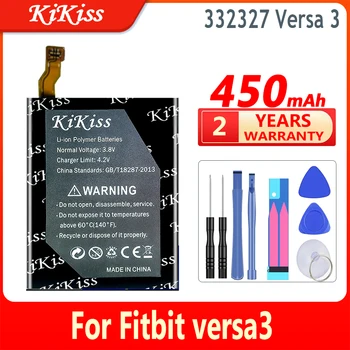 KiKiss 100% Нова Батерия LSSP281324AB За Fitbit versa3 versa 3/За батерии Sense 352325 Surge Charge HR LSSP031420AB