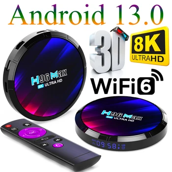 LEMFO H96MAX 13 Android TV BOX 8K 3D RK3528 WIFI 6 2,4 G 5G БТ 5,0 Global media player 4K HDR10 + H96 MAX телеприставка Android 13,0