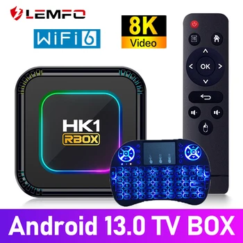 LEMFO K8 Smart TV Box Android 13 Rockchip RK3528 Подкрепа 8K Видео БТ Wifi6 мултимедиен плейър Google Voice Телеприставка Android 13,0