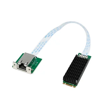 M. 2 B + M Однопортовая Мрежова карта 10GbE RJ-45 Ethernet Мрежов адаптер AQC107 Индустриален клас за Управление на Сървър Мрежова карта