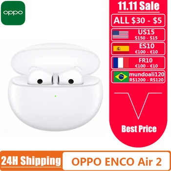 OPPO ENCO Air 2 TWS Слушалките С Шумопотискане Разговори, Безжични Слушалки Bluetooth 5,2 AAC, Слушалки IPX4 За R17 Neo