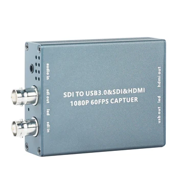 SDI-USB/HDMI Карта заснемане на аудио-видео HDMI и SDI Loopout с пускането на HD USB3.0 1080P SDI-Записващо устройство в режим на живо