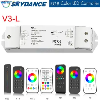 Skydance V3-L RGB led Контролер 12V 24V 36V 3CH 18A 2.4 G RF Безжична PWM Дистанционно Управление за 5050 2835 RGB led лента