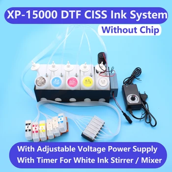 XP15000 Система за подаване на мастило DTF С Таймер за Подаване на бяло Мастило Регулируемо Напрежение За Epson XP-15010 XP-15000 XP15000 CISS Без чип