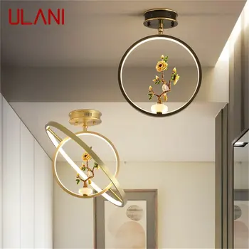 · Тавана лампа ULANI от месинг, модерни и луксозни златни тела, креативни led осветителни тела за украса на дома