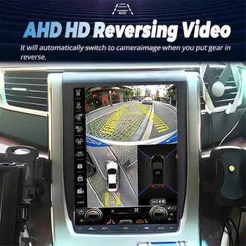 Автомагнитола за Toyota Alphard Vellfire 20 Серия 2008-2014 GPS Carplay Android 12 Мултимедиен плейър с 12.1 