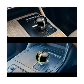 Автомобилна Блестящата черна капачка дръжка за превключване на предавките, за Украса на капачки, Дръжки за превключване на предавките за Mazda Cx-60 2020-2023