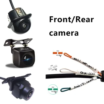 Автомобилна резервна камера, камера за задно виждане, богат на функции, могат да преминат на предното и задното огледало с помощта на линийка, стандарт AHD CCDD