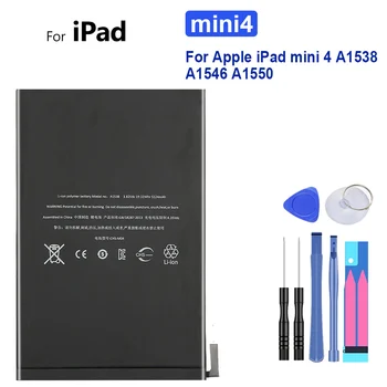 Батерията е с капацитет 5124 ма за Apple iPad Mini 4 Mini4 A1538 A1546 A1550 IPadmini4 Батерия с капацитет 5124 ма За Apple iPad Mini 4 Mini4 A1538 A1546