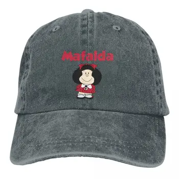 Бейзболна шапка Quino Мъжки Дамски Шапки С козирка възстановяване на предишното положение Mafalda Мультяшные Шапки
