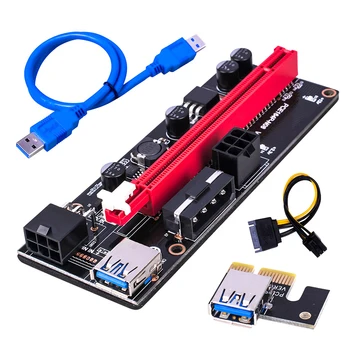 Версия 009S USB 3.0 PCI-e Странично PCIe PCI Express от 1X до 16X удължителен кабел-адаптер