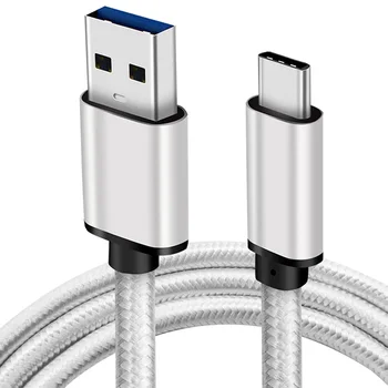Висококачествен usb кабел за връзка с логото, Обичай, Type C, здрав USB кабел за синхронизация бърза за зареждане Type C мощност 100 Вата за S21