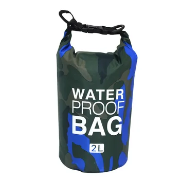 Водоустойчив плувен чанта плувен чанта суха чанта, камуфлаж, цвят, риболов, гребане, каяк съхранение на плаващи рафтинг чанти 10л