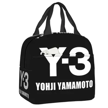 Година 3 Yohji Yamamoto Термоизолированная чанта за обяд, Женски Преносим Контейнер за обяд за пикник на открито, Многофункционална кутия за Bento