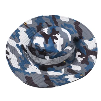 Градинска солнцезащитная шапка от полиестер с регулируема обиколката, лека удобна солнцезащитная шапка с широка периферия, за разходка, за планинско катерене