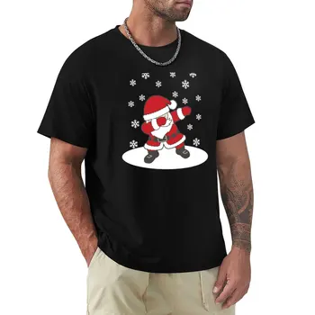 Градинска тениска с образа на Дядо Коледа, тениски, бързосъхнеща риза, мъжки тениски, забавни
