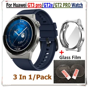 Гривна на Китката за Huawei Watch GT3 pro 46 мм/GT 2д/GT2 PRO Смарт Часовник с Каишка За Екрана е Стъклена Филм Защитни Калъфи за Носене
