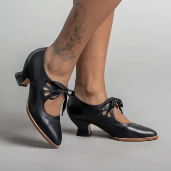 Дамски леки сандали на висок ток с изрезки, дантела, дамски ежедневни обувки големи размери, дамски обувки zapatos de mujer