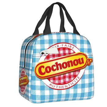 Дамски чанта за обяд с логото на Pig Cochonou, Многократно топло хладилник, термосумка за обяд, офис чанти за пикник, пътни чанти за хранене
