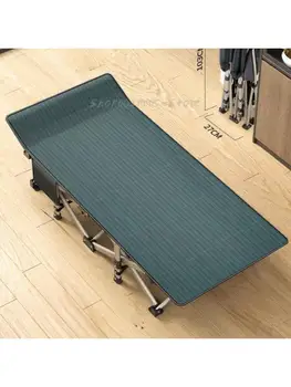Двойно подсилени сгъваема легло едно легло за спане лесно на стол с възможност за сгъване на облегалката на леглото за сън за възрастни домашен офис ескорт мида