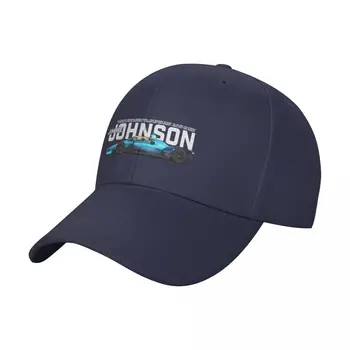 Джими Джонсън 2022 (бяло на тъмно син фон) бейзболна шапка, Плажна чанта, Аниме-шапка за плажна разходка, Шапки за жени, мъжки