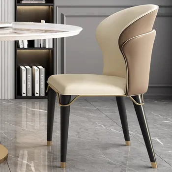 Дизайнерски столове за всекидневна, Индивидуален Релаксираща Модерен Кожен стол за хранене, Луксозна Офис мебели за дома Cadeira Gamer MQ50KT