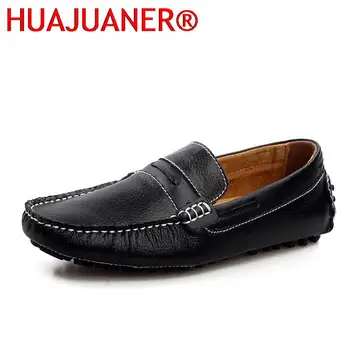Ежедневни Обувки за мъже, Дишащи Лоферы черен цвят Гари без закопчалка, Мъжки Мокасини за шофиране, Мъжки Социална обувки, Размер 38-44